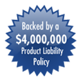 backed by product liability policy